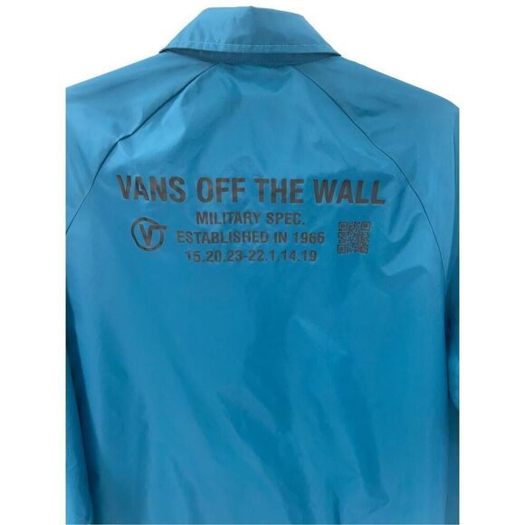 Vans Off The Wall Coach Jacket Blue Men’s size small - Picture 8 of 12